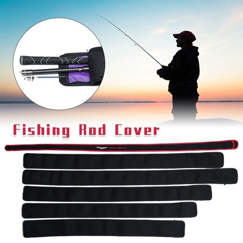Anti-slip Fishing Rod Cover Sleeves Pole Protector Bag Thicken Storage case