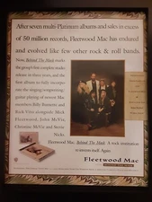 Fleetwood Mac Behind  The Mask Rare Original Promo Poster Ad Framed!