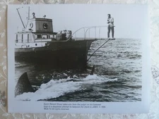 JAWS 8x10 b/w 1986 Press Photo /Robert Shaw