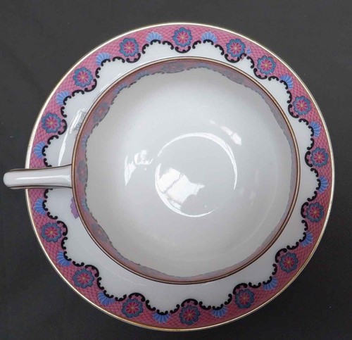 Antikes Rosenthal Selb Bavaria 1842 Mittags-/Dessertset mit Kontinentalmuster - Bild 8 von 15