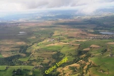 Photo 6x4 Mixenden reservoir, Ovenden Moor Windfarm and Wainstalls: aeria c2014