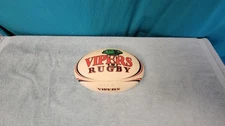 Used Vipers Rugby Club Rugby Ball In Size 5.  Holds Air Still Has Plenty Of Life