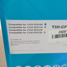 Compatible Toner Cartridge 131X  131A - 4 Pack black, Cyan, Yellow, Magenta 