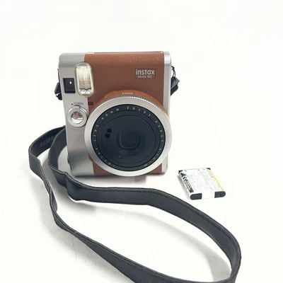 Fujifilm Instax Mini 90 Neo Classic Brown Film Camera w/ Battery - Image 1 of 4