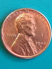 1942-S Lincoln Wheat Error REV Gouge (AU++) See Pics Nice Coin