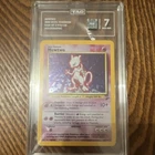 Pokémon Mewtwo 10/130 Base Set 2 Holo Rare TAG 7 Wizards 2000 Holo