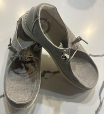 Hey Dude Wendy Gray Slip On Shoes, 7/38