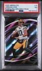 2025 Panini Absolute Football Spectrum Purple Pillars Jordan Love #75 PSA 7