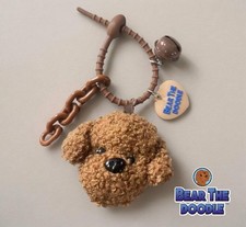 Bear the Doodle Fluffy Keychain Llavero Adorable Plush Accessory
