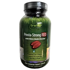 Irwin Naturals Prosta-Strong RED with Nitric Oxide Booster, 80 Liquid Soft-Gels