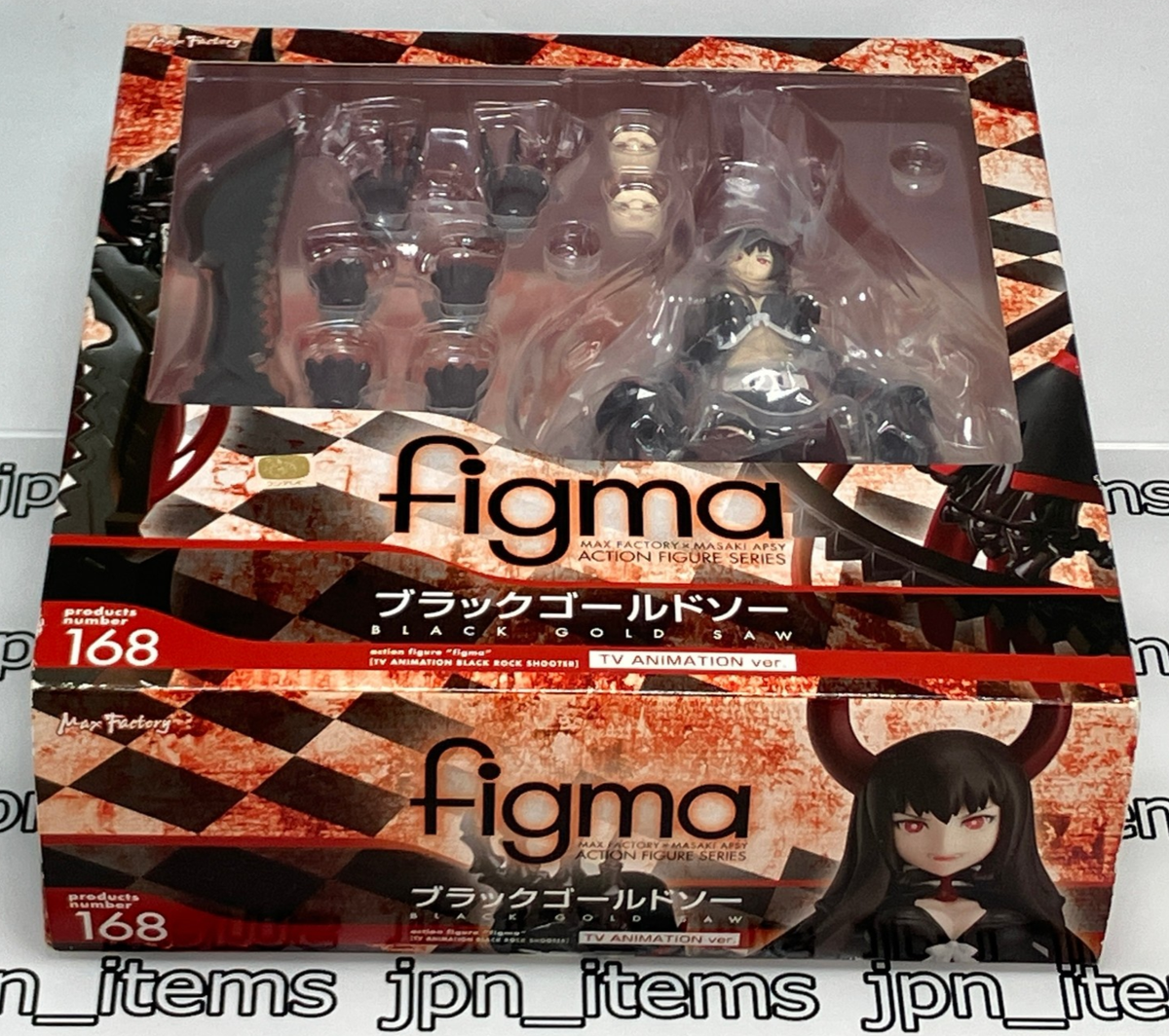 Black Gold Saw TV figma 168 Figure Black Rock Shooter MaxFactory