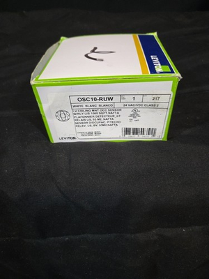 #ad #ad Leviton OSC10 RUW Low Voltage Ultrasonic 360° Occupancy Sensor Ceiling 1000sf $47.97