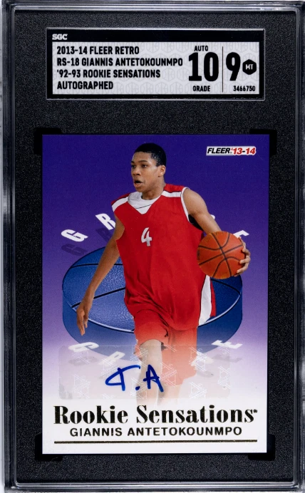 Fleer Giannis Antetokounmpo Basketball Rookie Sports Trading Cards