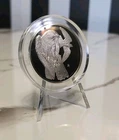 2 Troy OZ Sterling Silver 1971 round coin. FALCON, Gilroy Roberts bird , animal