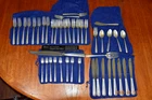 45 Piece Towle "Rambler Rose" Sterling Silver Flatware Set - Excellent Condition