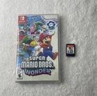 Super Mario Bros Wonder (Nintendo Switch, 2023) CIB - Tested - Free Ship