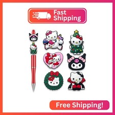 Cute Animals Focal Beads for Pens, Cartoon Silicone Focal Beads for Making DIY B