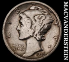 1926 Mercury Dime- Silver- Scarce Better Date No Reserve #J5