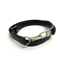 Louis Vuitton Leather Bag Shoulder Strap Crossbody Ladies Men'S Black Ft7334