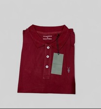 Image of ALL SAINTS MENS COMFORTABLE SHORT SLEEVE POLO SHIRT