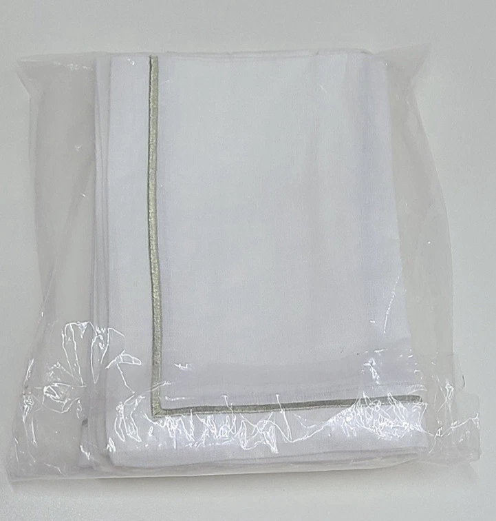 Sferra Seaton салфетки ужин белый/золотой набор из 4 - Изображение 2 из 4