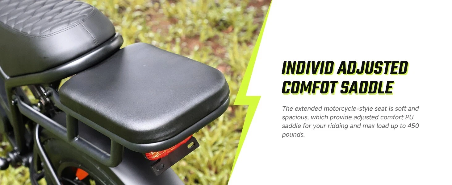 Peak 1500W Electric Bicycle 32MPH Disc Brakes 7-Speed Long Range Off-Road Ebike - Picture 17 of 18