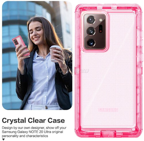 Für Samsung Galaxy S21 Plus S22 S23 Ultra S20+ Hülle Robust Klar Handyhülle - Bild 39 von 55