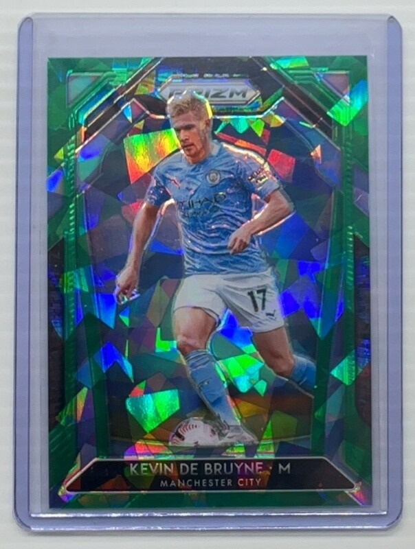 2020-21 Prizm Premier League Kevin De Bruyne Green Ice Prizm #46/49 Manchester
