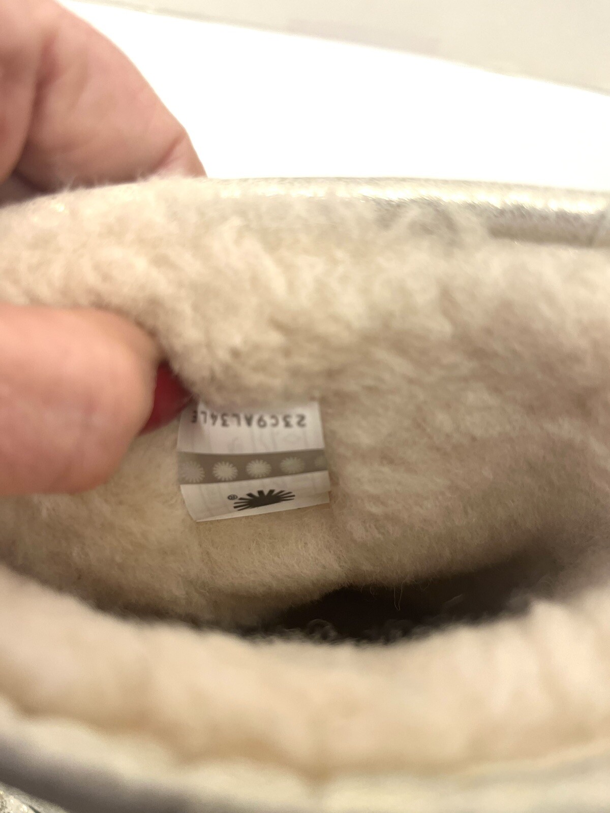 Rare UGG Classic Gold Glitter Patchwork Pull On S… - image 10