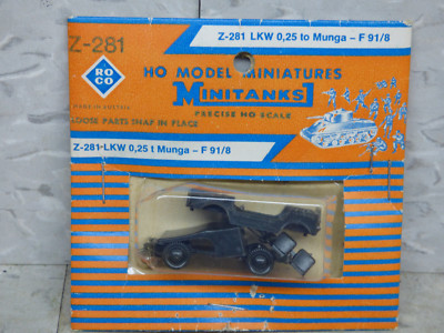 Roco Minitanks (New) Modern West German F91/8 Munga 1/4T Utility Jeep Lot #1782