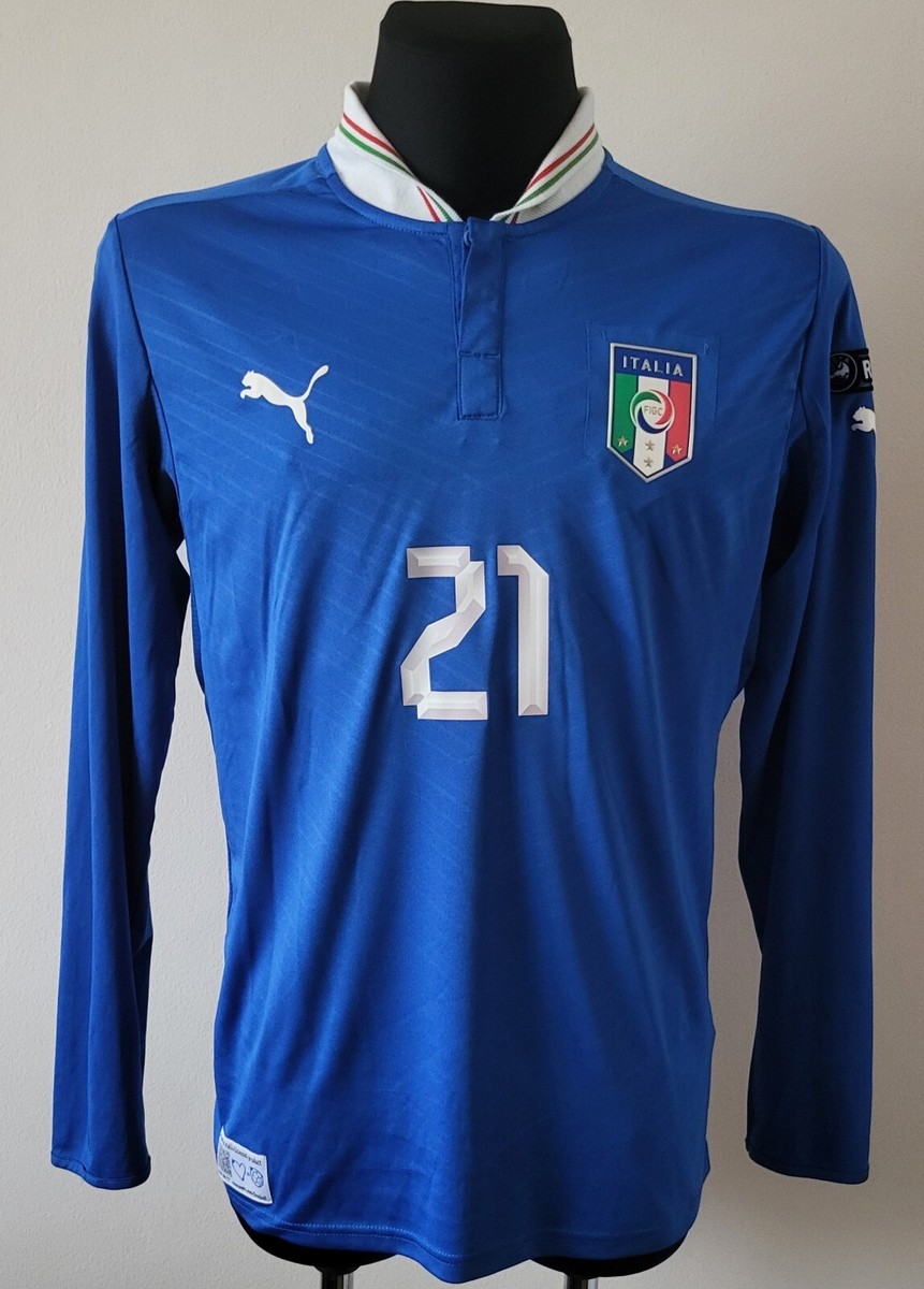 Italy 2011 - 2013 Home football Puma long sleeve jersey #21