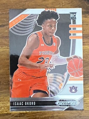 2020 PANINI DRAFT PICKS PRIZM RC ISAAC OKORO #4 TIGERS