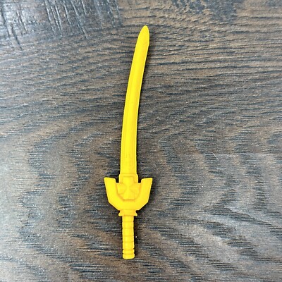Vintage 1984 VOLTRON Assembler LION FORCE Yellow Rubber Sword