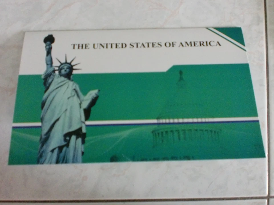 USA $1 Dollar 1957 series silver certificate with 3 folder 3pcs R/N (UNC) - Image 2 of 4