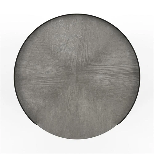 Butler Specialty Sampson Powder Gray Wood Accent Table - Picture 4 of 9