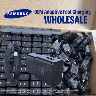 For Samsung Galaxy S23/S22/S21/S20/S10/S9/S8/Note 20/Note 10 Plug USB C Cord Lot