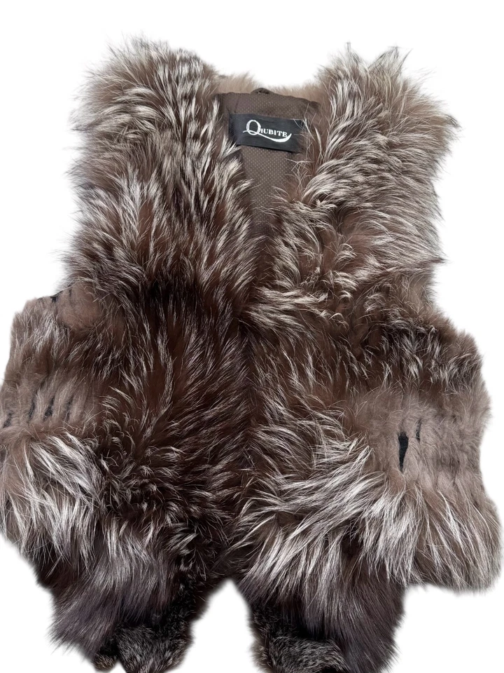 Vintage Real Fur Vest Women's (Size S) - Image 2 of 4