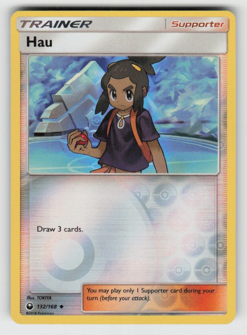 Reverse Holo Hau 132/168 Uncommon Celestial Storm Near Mint