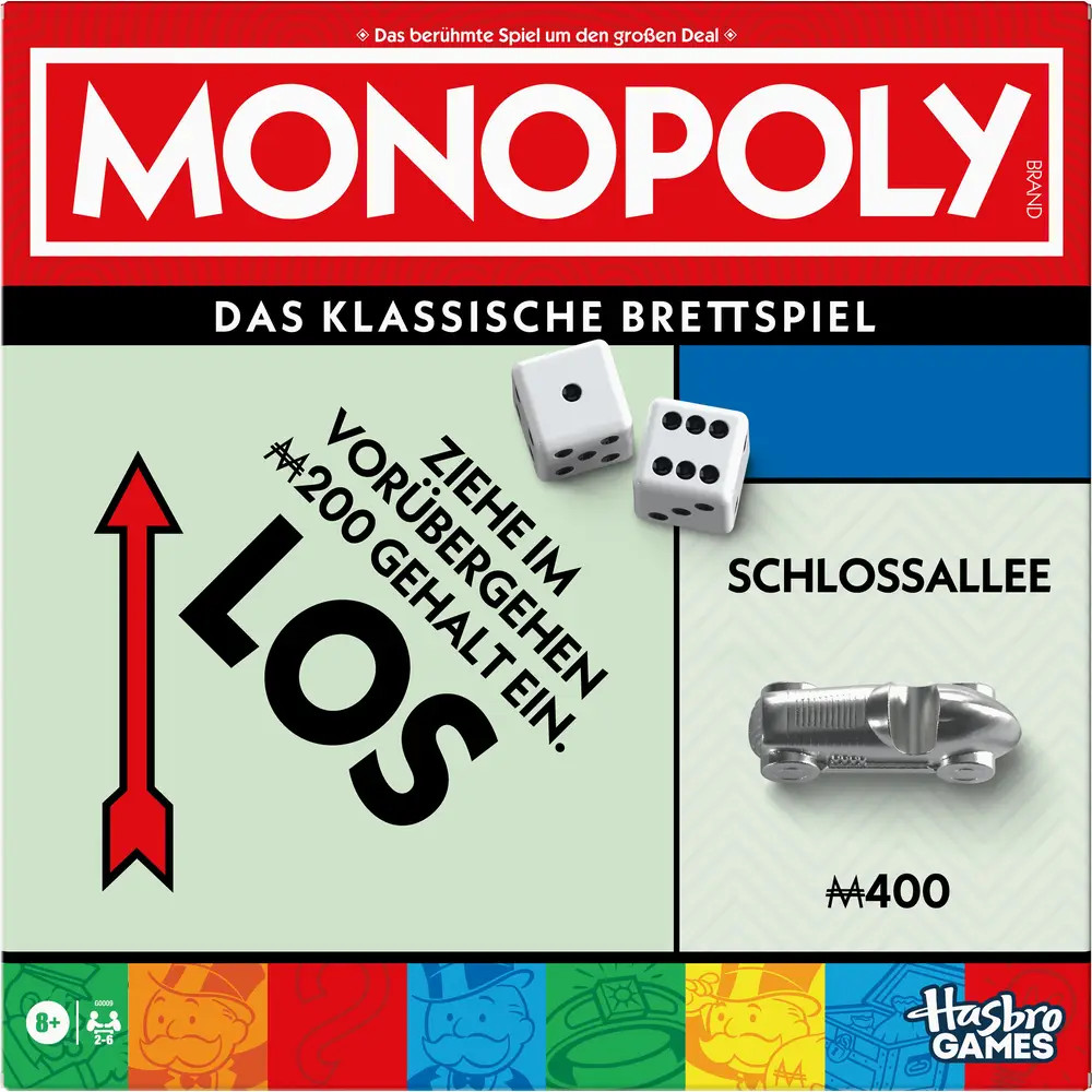 Hasbro Gaming Mehrfarbig Monopoly Classic Refresh (Deutsch, 2 - 6 Spieler) - Bild 6