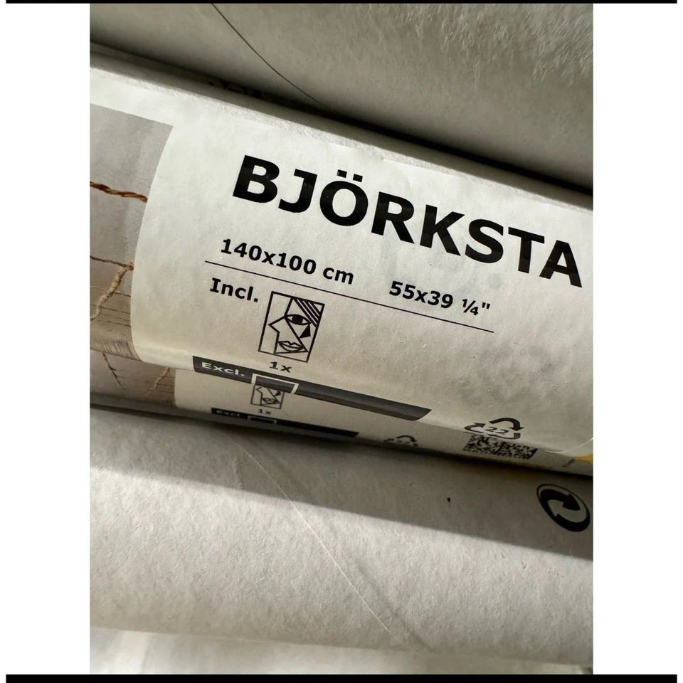 "Arte de pared IKEA BJORKSTA VIAJE POR LA SELVA SOLO LONA 55""x39""" Foto 2 de 2
