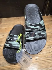 OOFOS OOahh Limited Green Camo Men's 3 Women’s 5