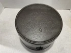 Vintage Refurbished Wagner #8 Cast Iron Flat Bottomed Kettle
