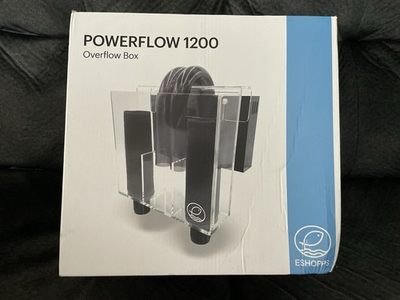 #ad Eshopps Powerflow 1200 Overflow Box PF 1200 Dual 150 200 Gallon $149.99