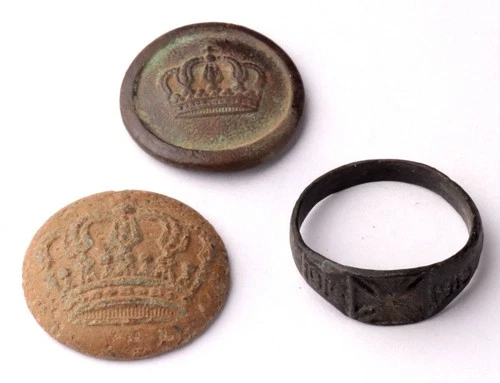 German empire WW1 Iron Cross Ring WWI Germany Button Military award decoration