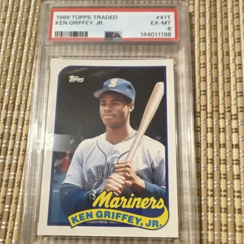 1989 Topps Traded Ken Griffey Jr. #41T Seattle Mariners Rookie PSA 6