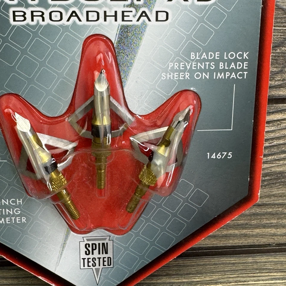 Allen Skybolt XS Platinum Series Broadhead 1 1/8", 100 grãos pacote com 3 novo - Imagem 4 de 4