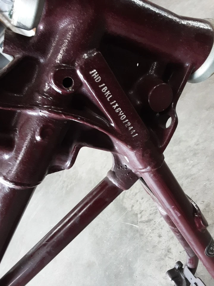 Harley-Davidson Softail Custom 1986 86 FXSTC cuadro principal chasis CLN T1TL3 Foto 2 de 4