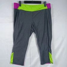 Xersion Womens Leggings Multicolor Active Yoga Pants Size XL Comfort Stretch 