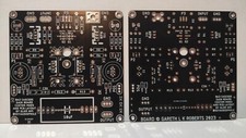 Custom BA3 Cascode Gain Board/PreAmp Zero Negative Feedback 2 blank PCBs Black