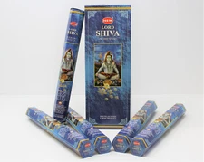 Hem Lord Shiva Incense Bulk 6 x 20 Stick Box, 120 Sticks, Free Shipping